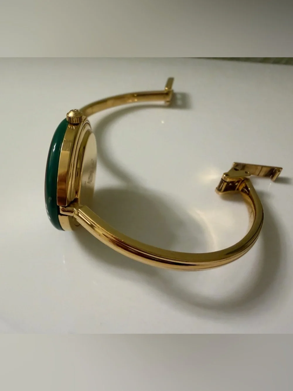 ~Vintage~Auth GUCCI Interchangeable Bezel Bracelet Bangle Watch~Box & Papers